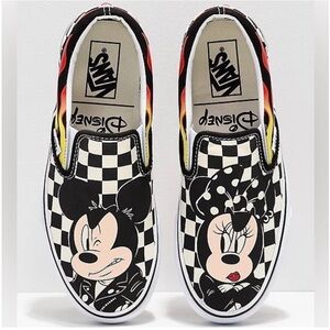 Disney Vans Checkered Mickey and Minnie - Brand New -